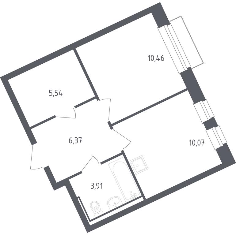 Apartment Sale, 36.35 sq. m. at Rublevskiy Kvartal, Laykovo Green Quarter, zhiloy kompleks Gorod-sobytiye Laykovo, selo Laykovo, Odintsovskiy City District, Moscow Region, Russia #1 Apartment Sale, 36.35 sq. m. at Rublevskiy Kvartal, Laykovo Green Quarter, zhiloy kompleks Gorod-sobytiye Laykovo, selo Laykovo, Odintsovskiy City District, Moscow Region, Russia #1