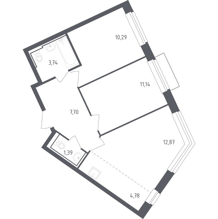 1-BD Apartment Sale, 51.91 sq. m. at Rublevskiy Kvartal, Laykovo Green Quarter, zhiloy kompleks Gorod-sobytiye Laykovo, selo Laykovo, Odintsovskiy City District, Moscow Region, Russia #1 1-BD Apartment Sale, 51.91 sq. m. at Rublevskiy Kvartal, Laykovo Green Quarter, zhiloy kompleks Gorod-sobytiye Laykovo, selo Laykovo, Odintsovskiy City District, Moscow Region, Russia #1