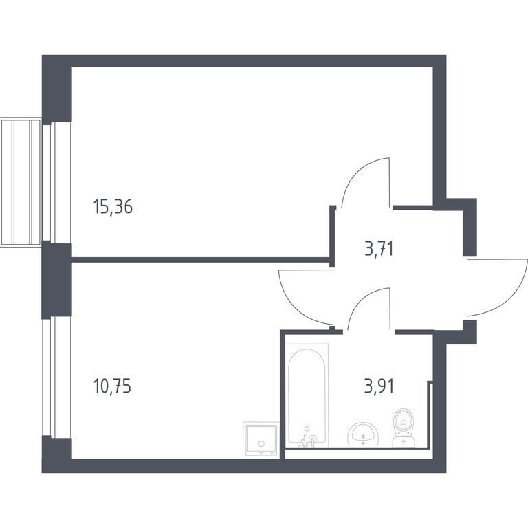 Apartment Sale, 33.73 sq. m. at Rublevskiy Kvartal, Laykovo Green Quarter, zhiloy kompleks Gorod-sobytiye Laykovo, selo Laykovo, Odintsovskiy City District, Moscow Region, Russia #1 Apartment Sale, 33.73 sq. m. at Rublevskiy Kvartal, Laykovo Green Quarter, zhiloy kompleks Gorod-sobytiye Laykovo, selo Laykovo, Odintsovskiy City District, Moscow Region, Russia #1