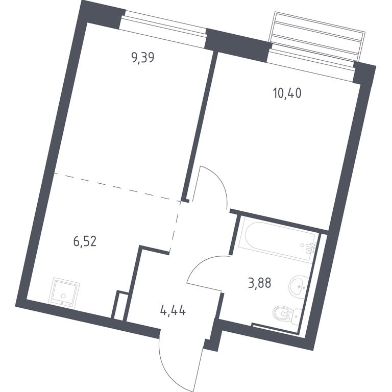 Apartment Sale, 34.63 sq. m. at Rublevskiy Kvartal, Laykovo Green Quarter, zhiloy kompleks Gorod-sobytiye Laykovo, selo Laykovo, Odintsovskiy City District, Moscow Region, Russia #1 Apartment Sale, 34.63 sq. m. at Rublevskiy Kvartal, Laykovo Green Quarter, zhiloy kompleks Gorod-sobytiye Laykovo, selo Laykovo, Odintsovskiy City District, Moscow Region, Russia #1