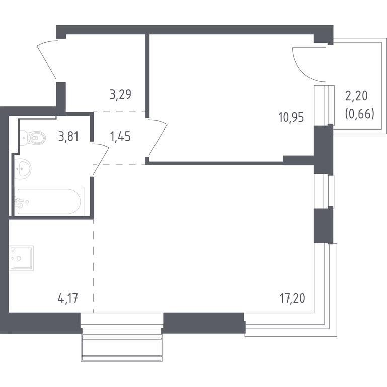 Apartment Sale, 41.53 sq. m. at Rublevskiy Kvartal, Laykovo Green Quarter, zhiloy kompleks Gorod-sobytiye Laykovo, selo Laykovo, Odintsovskiy City District, Moscow Region, Russia #1 Apartment Sale, 41.53 sq. m. at Rublevskiy Kvartal, Laykovo Green Quarter, zhiloy kompleks Gorod-sobytiye Laykovo, selo Laykovo, Odintsovskiy City District, Moscow Region, Russia #1