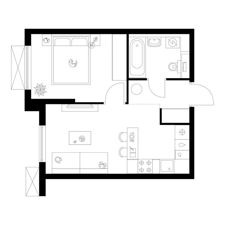 1-BD Apartment Sale, 34 sq. m. at Tomilinskiy Bulvar, Novaya Street, 1, Kotelniki, Moscow Region, Russia #1 1-BD Apartment Sale, 34 sq. m. at Tomilinskiy Bulvar, Novaya Street, 1, Kotelniki, Moscow Region, Russia #1