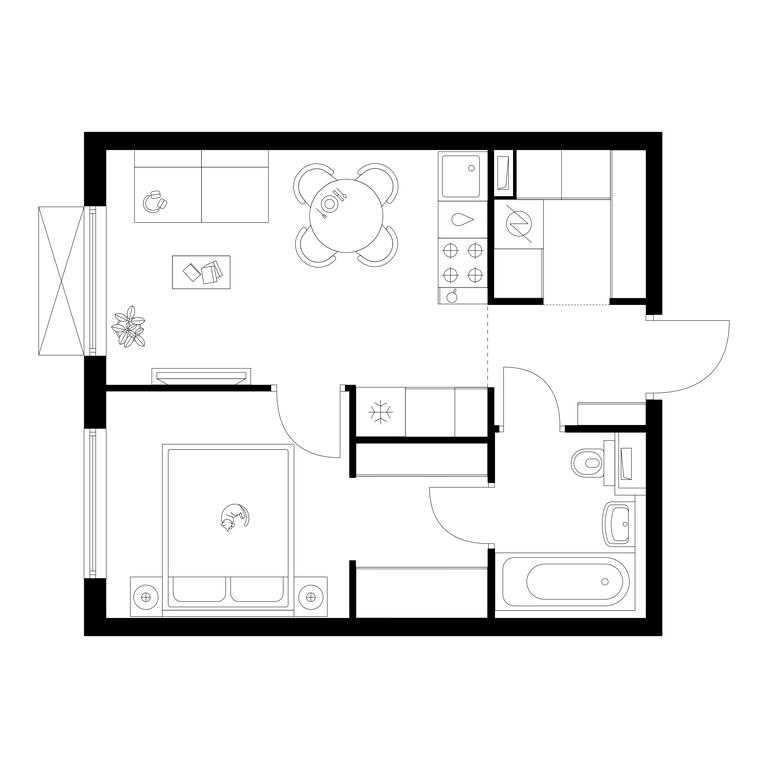 1-BD Apartment Sale, 35.1 sq. m. at Tomilinskiy Bulvar, Novaya Street, 1, Kotelniki, Moscow Region, Russia #1 1-BD Apartment Sale, 35.1 sq. m. at Tomilinskiy Bulvar, Novaya Street, 1, Kotelniki, Moscow Region, Russia #1