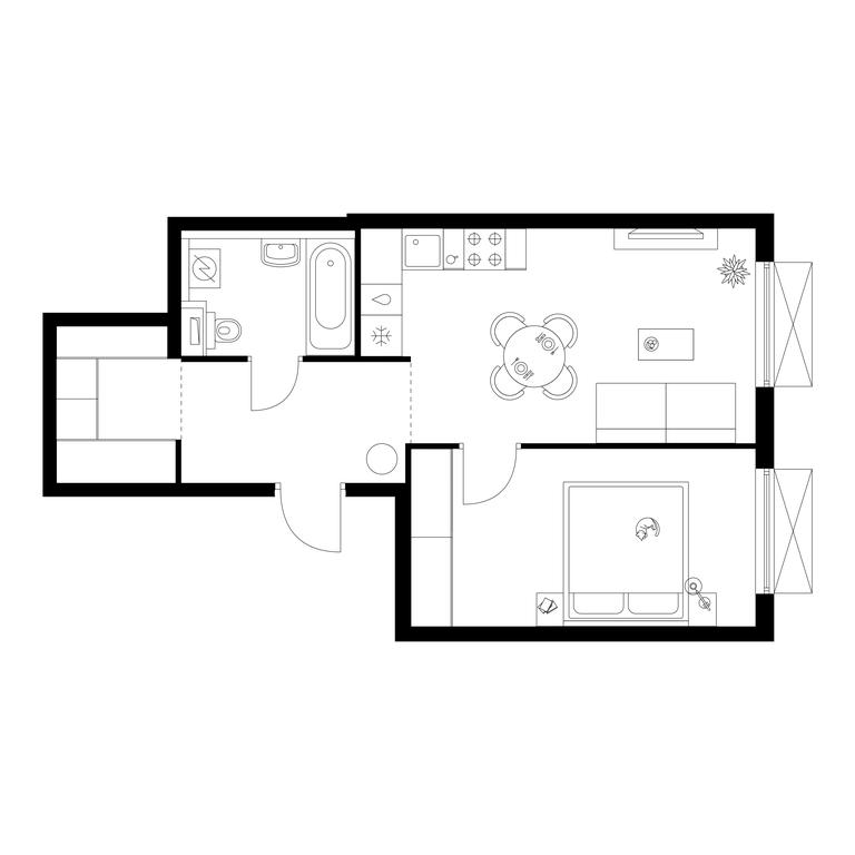 1-BD Apartment Sale, 43.1 sq. m. at Tomilinskiy Bulvar, Novaya Street, 1, Kotelniki, Moscow Region, Russia #1 1-BD Apartment Sale, 43.1 sq. m. at Tomilinskiy Bulvar, Novaya Street, 1, Kotelniki, Moscow Region, Russia #1