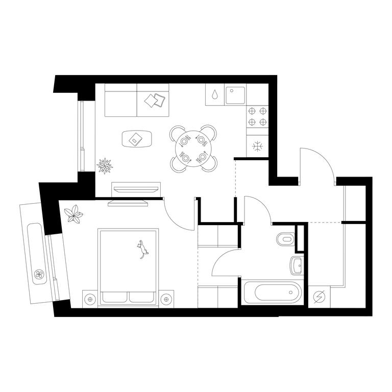 Продажа 1-комн. квартиры, 38,1 м² в ЖК «Саларьево парк», Саларьевская улица, 8к1, поселение Московский, Москва, Россия #1