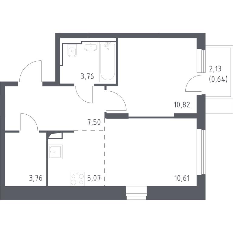 Apartment Sale, 42.16 sq. m. at Ostafevo, Ostafyevskoe Highway, 12к1, Ryazanovskoe Settlement, Moscow, Russia #1 Apartment Sale, 42.16 sq. m. at Ostafevo, Ostafyevskoe Highway, 12к1, Ryazanovskoe Settlement, Moscow, Russia #1