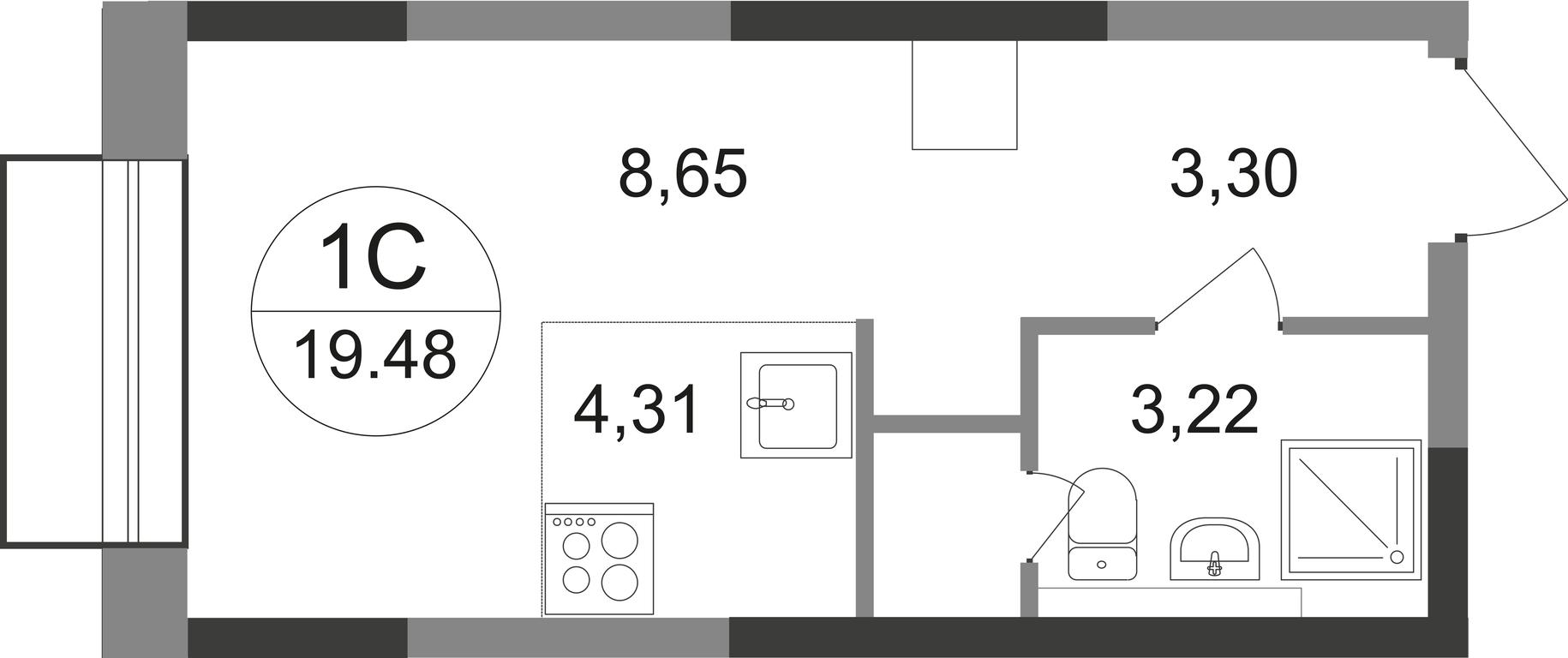 Apartment Sale, 19.48 sq. m. at Novograd Pavlino, Kosinskoye shosse, 2, Novoye Pavlino Microdistrict, Balashikha, Moscow Region, Russia #1 Apartment Sale, 19.48 sq. m. at Novograd Pavlino, Kosinskoye shosse, 2, Novoye Pavlino Microdistrict, Balashikha, Moscow Region, Russia #1
