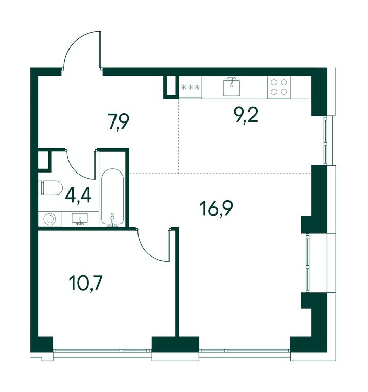 1-BD Apartment Sale, 48.8 sq. m. at Primavera, Volokolamskoye Highway, вл67, Moscow, Russia #1 1-BD Apartment Sale, 48.8 sq. m. at Primavera, Volokolamskoye Highway, вл67, Moscow, Russia #1