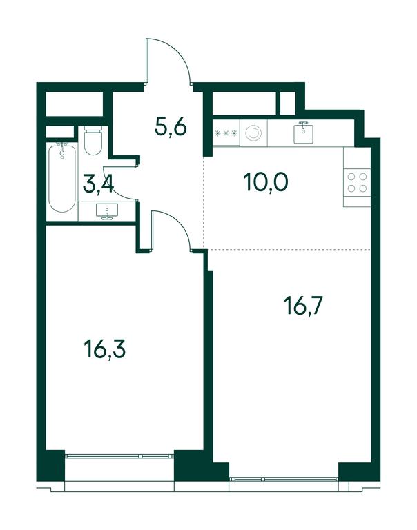 1-BD Apartment Sale, 52 sq. m. at Primavera, Volokolamskoye Highway, вл67, Moscow, Russia #1 1-BD Apartment Sale, 52 sq. m. at Primavera, Volokolamskoye Highway, вл67, Moscow, Russia #1