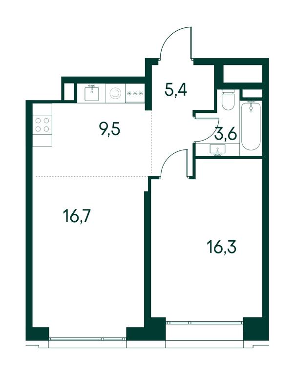 1-BD Apartment Sale, 51.5平方米 at Primavera, Volokolamskoye Highway, вл67, Moscow, Russia #1 1-BD Apartment Sale, 51.5平方米 at Primavera, Volokolamskoye Highway, вл67, Moscow, Russia #1