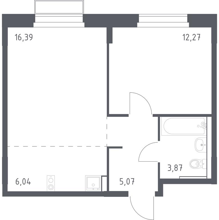 Apartment Sale, 43.64平方米 at Novoe Vnukovo, kvartal № 38, Kokoshkino Settlement, Moscow, Russia #1 Apartment Sale, 43.64平方米 at Novoe Vnukovo, kvartal № 38, Kokoshkino Settlement, Moscow, Russia #1