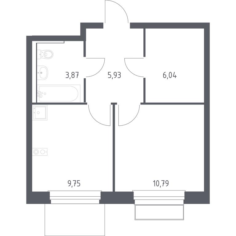 Apartment Sale, 36.38 sq. m. at Novoe Vnukovo, kvartal № 38, Kokoshkino Settlement, Moscow, Russia #1 Apartment Sale, 36.38 sq. m. at Novoe Vnukovo, kvartal № 38, Kokoshkino Settlement, Moscow, Russia #1
