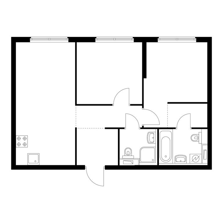 2-BD Apartment Sale, 57.9 sq. m. at Holland Park, Volokolamskoye Highway, 71/13к1, Moscow, Russia #1 2-BD Apartment Sale, 57.9 sq. m. at Holland Park, Volokolamskoye Highway, 71/13к1, Moscow, Russia #1
