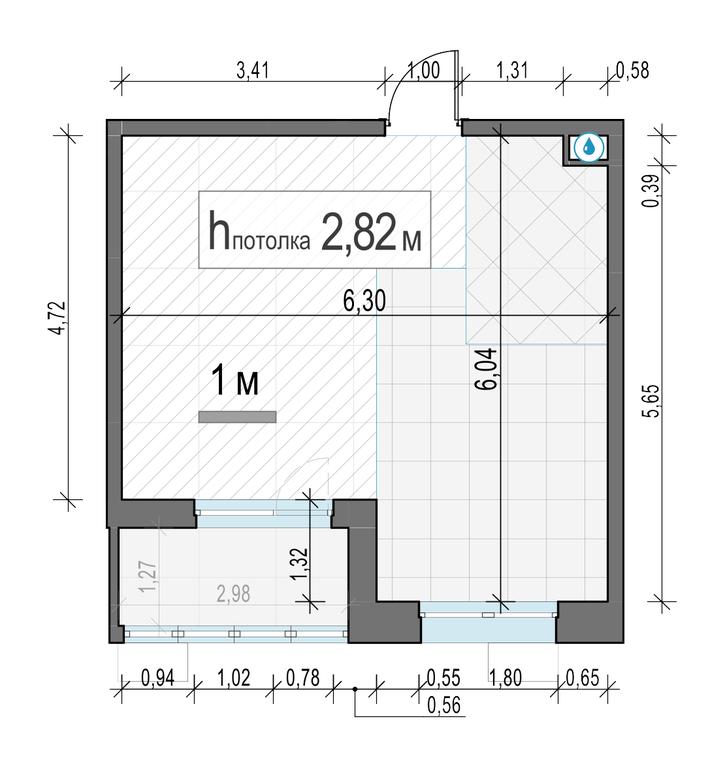 1-BD Apartment Sale, 34.1 sq. m. at Novoe Pushkino, mikrorayon Novoye Pushkino, Pushkino, Moscow Region, Russia #2 1-BD Apartment Sale, 34.1 sq. m. at Novoe Pushkino, mikrorayon Novoye Pushkino, Pushkino, Moscow Region, Russia #2