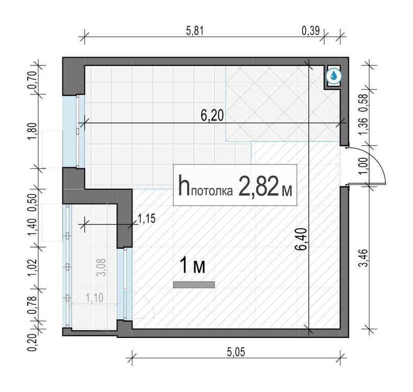 1-BD Apartment Sale, 36.3平方米 at Novoe Pushkino, mikrorayon Novoye Pushkino, Pushkino, Moscow Region, Russia #2