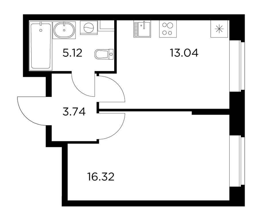 1-BD Apartment Sale, 38.22 sq. m. at Novoe Pushkino, mikrorayon Novoye Pushkino, Pushkino, Moscow Region, Russia #1 1-BD Apartment Sale, 38.22 sq. m. at Novoe Pushkino, mikrorayon Novoye Pushkino, Pushkino, Moscow Region, Russia #1