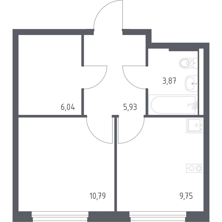 Apartment Sale, 36.38 sq. m. at Novoe Vnukovo, kvartal № 38, Kokoshkino Settlement, Moscow, Russia #1 Apartment Sale, 36.38 sq. m. at Novoe Vnukovo, kvartal № 38, Kokoshkino Settlement, Moscow, Russia #1
