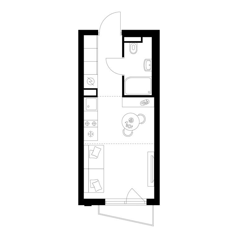 Apartment Sale, 20.96平方米 at Ilinskie Luga, Zapovednaya Street, 1, posyolok Ilyinskoye-Usovo, Krasnogorsk City District, Moscow Region, Russia #1 Apartment Sale, 20.96平方米 at Ilinskie Luga, Zapovednaya Street, 1, posyolok Ilyinskoye-Usovo, Krasnogorsk City District, Moscow Region, Russia #1