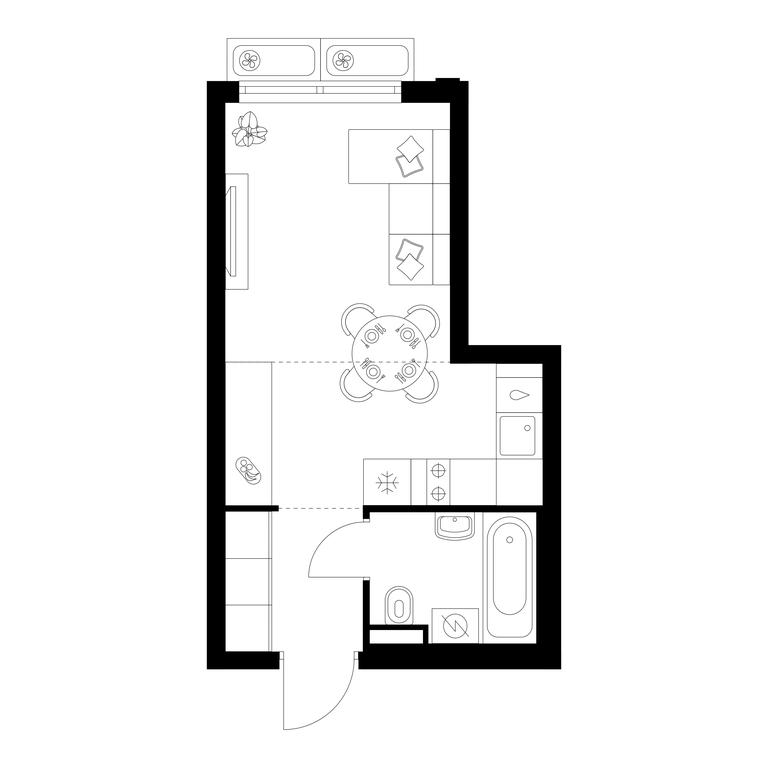 Apartment Sale, 24.06 sq. m. at Ilinskie Luga, Zapovednaya Street, 1, posyolok Ilyinskoye-Usovo, Krasnogorsk City District, Moscow Region, Russia #1 Apartment Sale, 24.06 sq. m. at Ilinskie Luga, Zapovednaya Street, 1, posyolok Ilyinskoye-Usovo, Krasnogorsk City District, Moscow Region, Russia #1