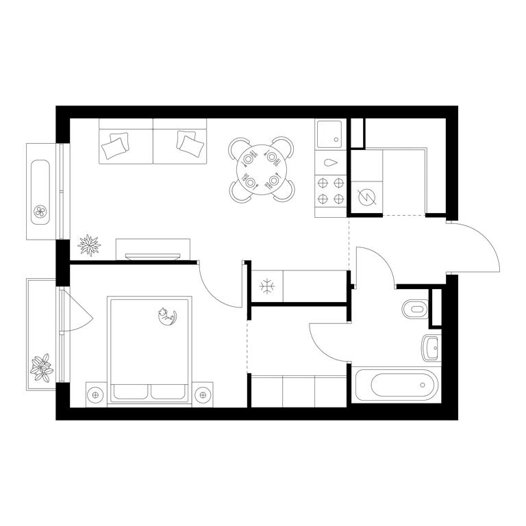 1-BD Apartment Sale, 37.2 sq. m. at Ilinskie Luga, Zapovednaya Street, 1, posyolok Ilyinskoye-Usovo, Krasnogorsk City District, Moscow Region, Russia #1 1-BD Apartment Sale, 37.2 sq. m. at Ilinskie Luga, Zapovednaya Street, 1, posyolok Ilyinskoye-Usovo, Krasnogorsk City District, Moscow Region, Russia #1