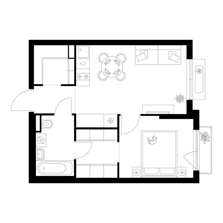 1-BD Apartment Sale, 39.2 sq. m. at Ilinskie Luga, Zapovednaya Street, 1, posyolok Ilyinskoye-Usovo, Krasnogorsk City District, Moscow Region, Russia #1 1-BD Apartment Sale, 39.2 sq. m. at Ilinskie Luga, Zapovednaya Street, 1, posyolok Ilyinskoye-Usovo, Krasnogorsk City District, Moscow Region, Russia #1