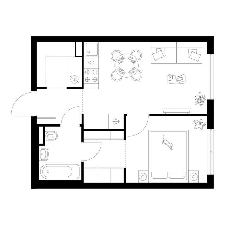 1-BD Apartment Sale, 36.2 sq. m. at Ilinskie Luga, Zapovednaya Street, 1, posyolok Ilyinskoye-Usovo, Krasnogorsk City District, Moscow Region, Russia #1 1-BD Apartment Sale, 36.2 sq. m. at Ilinskie Luga, Zapovednaya Street, 1, posyolok Ilyinskoye-Usovo, Krasnogorsk City District, Moscow Region, Russia #1