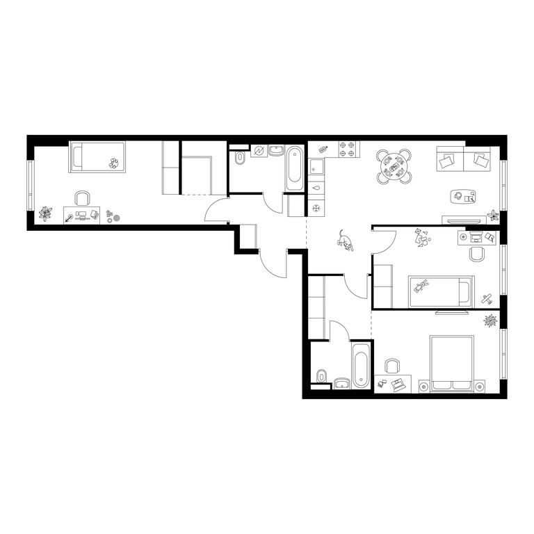 3-BD Apartment Sale, 88.19 sq. m. at Ilinskie Luga, Zapovednaya Street, 1, posyolok Ilyinskoye-Usovo, Krasnogorsk City District, Moscow Region, Russia #1 3-BD Apartment Sale, 88.19 sq. m. at Ilinskie Luga, Zapovednaya Street, 1, posyolok Ilyinskoye-Usovo, Krasnogorsk City District, Moscow Region, Russia #1