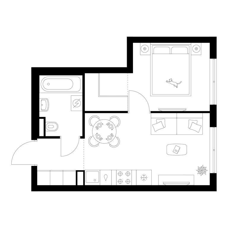 1-BD Apartment Sale, 32.1平方米 at Ilinskie Luga, Zapovednaya Street, 1, posyolok Ilyinskoye-Usovo, Krasnogorsk City District, Moscow Region, Russia #1 1-BD Apartment Sale, 32.1平方米 at Ilinskie Luga, Zapovednaya Street, 1, posyolok Ilyinskoye-Usovo, Krasnogorsk City District, Moscow Region, Russia #1