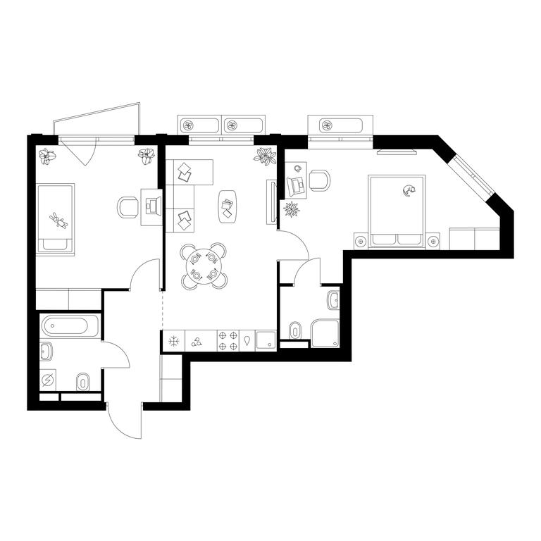 2-BD Apartment Sale, 61.38 sq. m. at Ilinskie Luga, Zapovednaya Street, 1, posyolok Ilyinskoye-Usovo, Krasnogorsk City District, Moscow Region, Russia #1 2-BD Apartment Sale, 61.38 sq. m. at Ilinskie Luga, Zapovednaya Street, 1, posyolok Ilyinskoye-Usovo, Krasnogorsk City District, Moscow Region, Russia #1