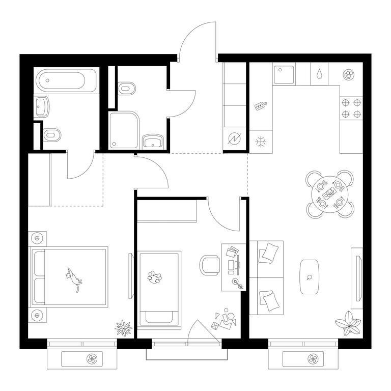 2-BD Apartment Sale, 58.11 sq. m. at Ilinskie Luga, Zapovednaya Street, 1, posyolok Ilyinskoye-Usovo, Krasnogorsk City District, Moscow Region, Russia #1 2-BD Apartment Sale, 58.11 sq. m. at Ilinskie Luga, Zapovednaya Street, 1, posyolok Ilyinskoye-Usovo, Krasnogorsk City District, Moscow Region, Russia #1