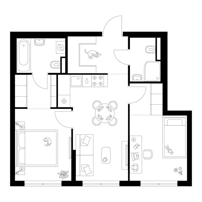 2-BD Apartment Sale, 52.2 sq. m. at Ilinskie Luga, Zapovednaya Street, 1, posyolok Ilyinskoye-Usovo, Krasnogorsk City District, Moscow Region, Russia #1 2-BD Apartment Sale, 52.2 sq. m. at Ilinskie Luga, Zapovednaya Street, 1, posyolok Ilyinskoye-Usovo, Krasnogorsk City District, Moscow Region, Russia #1