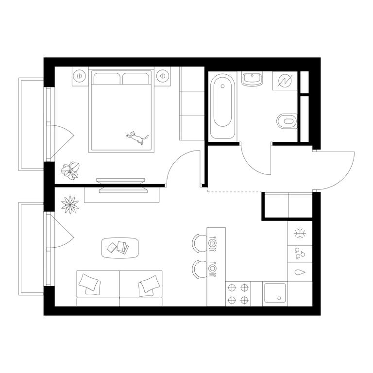1-BD Apartment Sale, 34.78平方米 at Ilinskie Luga, Zapovednaya Street, 1, posyolok Ilyinskoye-Usovo, Krasnogorsk City District, Moscow Region, Russia #1 1-BD Apartment Sale, 34.78平方米 at Ilinskie Luga, Zapovednaya Street, 1, posyolok Ilyinskoye-Usovo, Krasnogorsk City District, Moscow Region, Russia #1