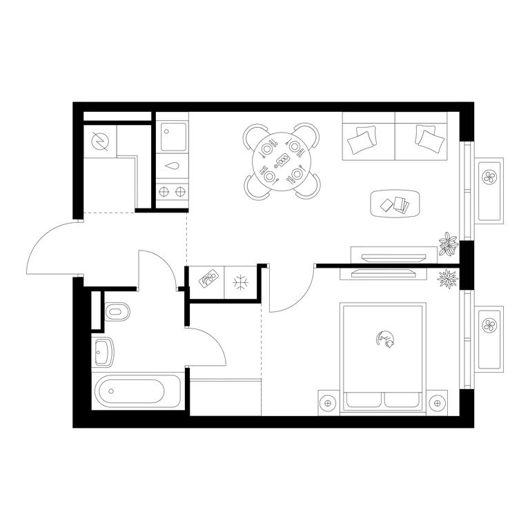 1-BD Apartment Sale, 35.77 sq. m. at Ilinskie Luga, Zapovednaya Street, 1, posyolok Ilyinskoye-Usovo, Krasnogorsk City District, Moscow Region, Russia #1 1-BD Apartment Sale, 35.77 sq. m. at Ilinskie Luga, Zapovednaya Street, 1, posyolok Ilyinskoye-Usovo, Krasnogorsk City District, Moscow Region, Russia #1