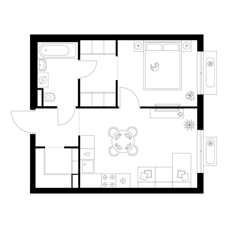 1-BD Apartment Sale, 40.2平方米 at Ilinskie Luga, Zapovednaya Street, 1, posyolok Ilyinskoye-Usovo, Krasnogorsk City District, Moscow Region, Russia #1 1-BD Apartment Sale, 40.2平方米 at Ilinskie Luga, Zapovednaya Street, 1, posyolok Ilyinskoye-Usovo, Krasnogorsk City District, Moscow Region, Russia #1