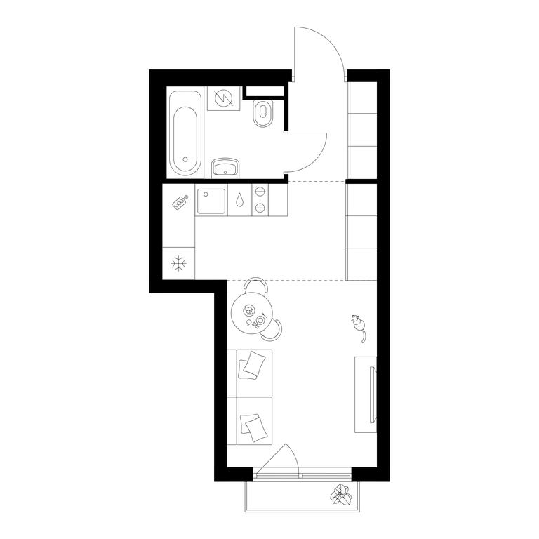 Apartment Sale, 23.5 sq. m. at Ilinskie Luga, Zapovednaya Street, 1, posyolok Ilyinskoye-Usovo, Krasnogorsk City District, Moscow Region, Russia #1 Apartment Sale, 23.5 sq. m. at Ilinskie Luga, Zapovednaya Street, 1, posyolok Ilyinskoye-Usovo, Krasnogorsk City District, Moscow Region, Russia #1