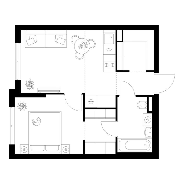 1-BD Apartment Sale, 38.1平方米 at Ilinskie Luga, Zapovednaya Street, 1, posyolok Ilyinskoye-Usovo, Krasnogorsk City District, Moscow Region, Russia #1 1-BD Apartment Sale, 38.1平方米 at Ilinskie Luga, Zapovednaya Street, 1, posyolok Ilyinskoye-Usovo, Krasnogorsk City District, Moscow Region, Russia #1