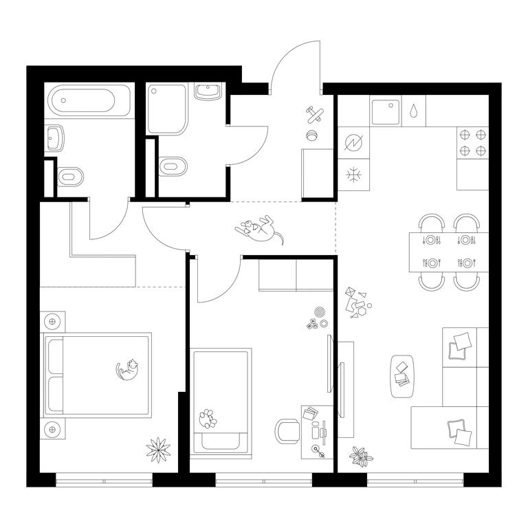 2-BD Apartment Sale, 57.9 sq. m. at Ilinskie Luga, Zapovednaya Street, 1, posyolok Ilyinskoye-Usovo, Krasnogorsk City District, Moscow Region, Russia #1 2-BD Apartment Sale, 57.9 sq. m. at Ilinskie Luga, Zapovednaya Street, 1, posyolok Ilyinskoye-Usovo, Krasnogorsk City District, Moscow Region, Russia #1