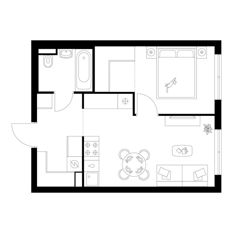 1-BD Apartment Sale, 38 sq. m. at Ilinskie Luga, Zapovednaya Street, 1, posyolok Ilyinskoye-Usovo, Krasnogorsk City District, Moscow Region, Russia #1 1-BD Apartment Sale, 38 sq. m. at Ilinskie Luga, Zapovednaya Street, 1, posyolok Ilyinskoye-Usovo, Krasnogorsk City District, Moscow Region, Russia #1