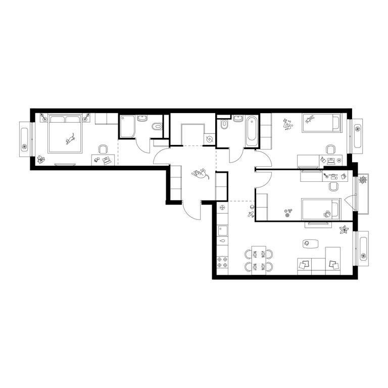 3-BD Apartment Sale, 86 sq. m. at Ilinskie Luga, Zapovednaya Street, 1, posyolok Ilyinskoye-Usovo, Krasnogorsk City District, Moscow Region, Russia #1 3-BD Apartment Sale, 86 sq. m. at Ilinskie Luga, Zapovednaya Street, 1, posyolok Ilyinskoye-Usovo, Krasnogorsk City District, Moscow Region, Russia #1