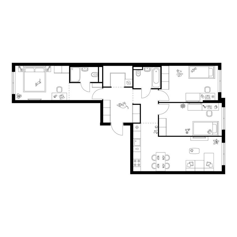 3-BD Apartment Sale, 85.6 sq. m. at Ilinskie Luga, Zapovednaya Street, 1, posyolok Ilyinskoye-Usovo, Krasnogorsk City District, Moscow Region, Russia #1 3-BD Apartment Sale, 85.6 sq. m. at Ilinskie Luga, Zapovednaya Street, 1, posyolok Ilyinskoye-Usovo, Krasnogorsk City District, Moscow Region, Russia #1