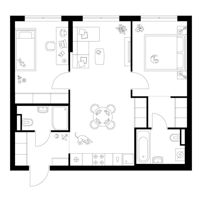 2-BD Apartment Sale, 57 sq. m. at Ilinskie Luga, Zapovednaya Street, 1, posyolok Ilyinskoye-Usovo, Krasnogorsk City District, Moscow Region, Russia #1 2-BD Apartment Sale, 57 sq. m. at Ilinskie Luga, Zapovednaya Street, 1, posyolok Ilyinskoye-Usovo, Krasnogorsk City District, Moscow Region, Russia #1