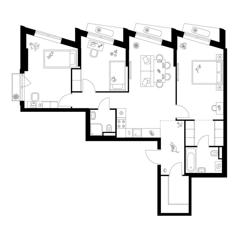 3-BD Apartment Sale, 84.6 sq. m. at Ilinskie Luga, Zapovednaya Street, 1, posyolok Ilyinskoye-Usovo, Krasnogorsk City District, Moscow Region, Russia #1 3-BD Apartment Sale, 84.6 sq. m. at Ilinskie Luga, Zapovednaya Street, 1, posyolok Ilyinskoye-Usovo, Krasnogorsk City District, Moscow Region, Russia #1