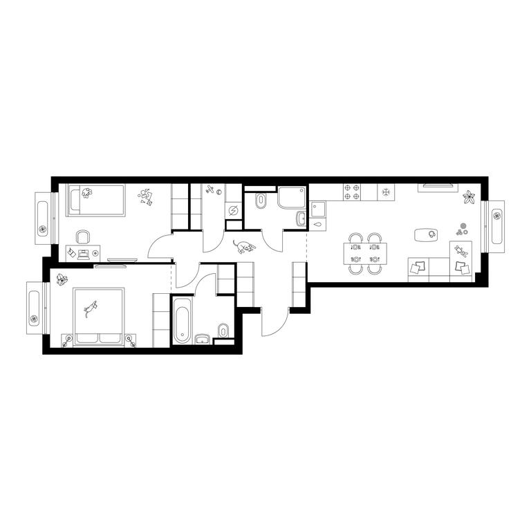 2-BD Apartment Sale, 64.7 sq. m. at Ilinskie Luga, Zapovednaya Street, 1, posyolok Ilyinskoye-Usovo, Krasnogorsk City District, Moscow Region, Russia #1 2-BD Apartment Sale, 64.7 sq. m. at Ilinskie Luga, Zapovednaya Street, 1, posyolok Ilyinskoye-Usovo, Krasnogorsk City District, Moscow Region, Russia #1