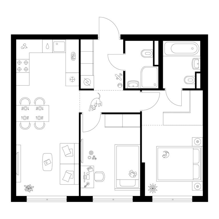 2-BD Apartment Sale, 56.8 sq. m. at Ilinskie Luga, Zapovednaya Street, 1, posyolok Ilyinskoye-Usovo, Krasnogorsk City District, Moscow Region, Russia #1 2-BD Apartment Sale, 56.8 sq. m. at Ilinskie Luga, Zapovednaya Street, 1, posyolok Ilyinskoye-Usovo, Krasnogorsk City District, Moscow Region, Russia #1