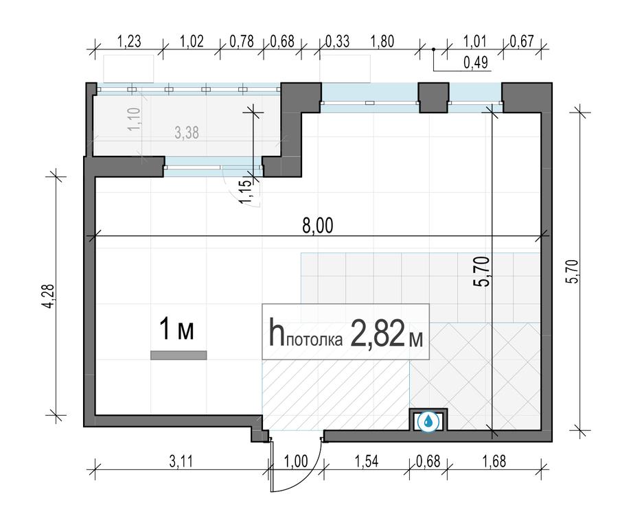 1-BD Apartment Sale, 41.27平方米 at Novoe Pushkino, mikrorayon Novoye Pushkino, Pushkino, Moscow Region, Russia #2 1-BD Apartment Sale, 41.27平方米 at Novoe Pushkino, mikrorayon Novoye Pushkino, Pushkino, Moscow Region, Russia #2