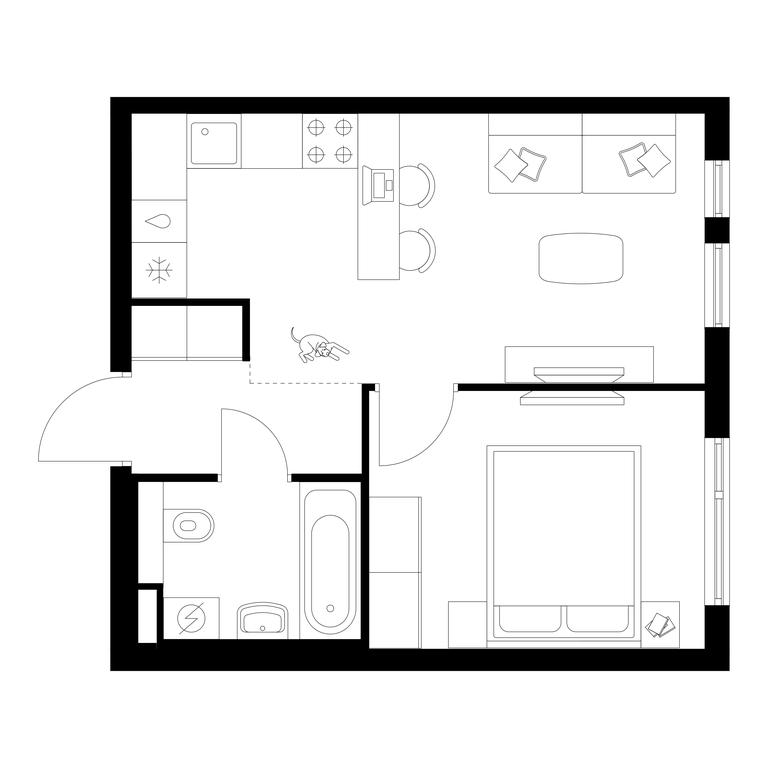 1-BD Apartment Sale, 34.7平方米 at Ilinskie Luga, Zapovednaya Street, 1, posyolok Ilyinskoye-Usovo, Krasnogorsk City District, Moscow Region, Russia #2 1-BD Apartment Sale, 34.7平方米 at Ilinskie Luga, Zapovednaya Street, 1, posyolok Ilyinskoye-Usovo, Krasnogorsk City District, Moscow Region, Russia #2