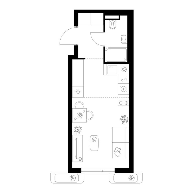 Apartment Sale, 23.9平方米 at Ilinskie Luga, Zapovednaya Street, 1, posyolok Ilyinskoye-Usovo, Krasnogorsk City District, Moscow Region, Russia #1 Apartment Sale, 23.9平方米 at Ilinskie Luga, Zapovednaya Street, 1, posyolok Ilyinskoye-Usovo, Krasnogorsk City District, Moscow Region, Russia #1