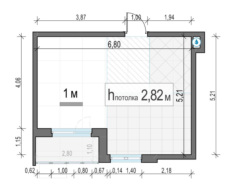 1-BD Apartment Sale, 32.61 sq. m. at Novoe Pushkino, mikrorayon Novoye Pushkino, Pushkino, Moscow Region, Russia #2 1-BD Apartment Sale, 32.61 sq. m. at Novoe Pushkino, mikrorayon Novoye Pushkino, Pushkino, Moscow Region, Russia #2