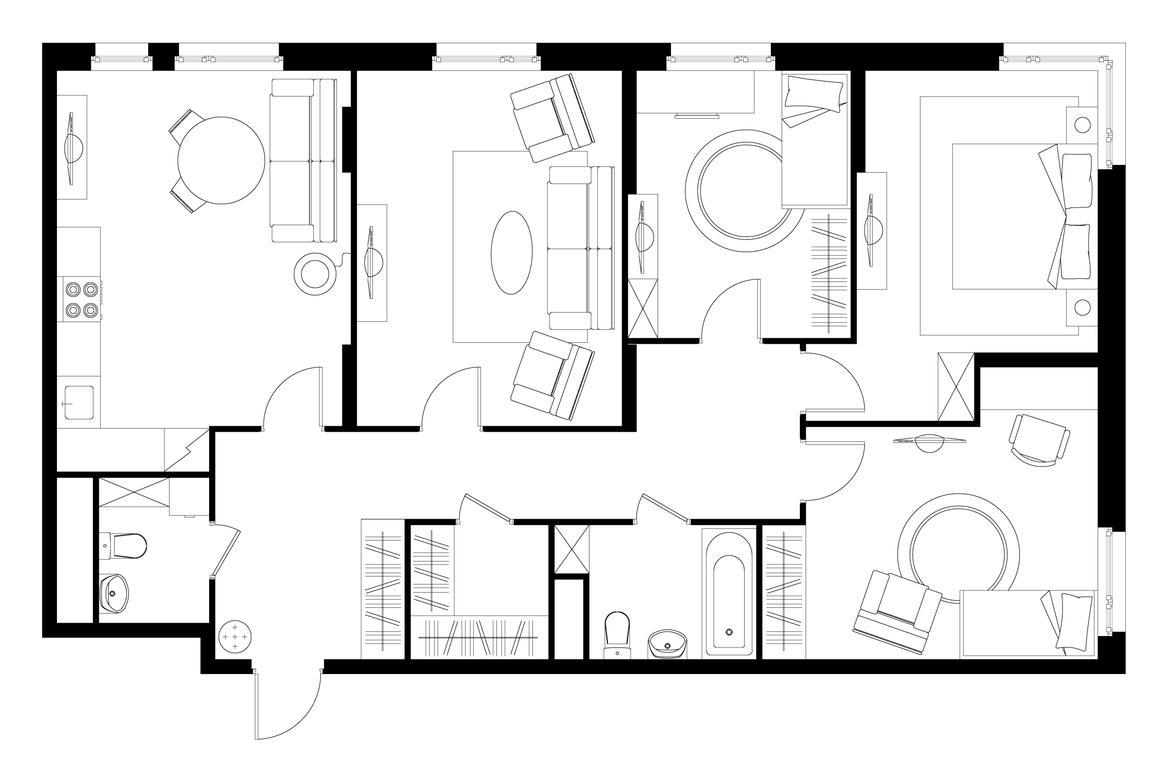 4-BD Apartment Sale, 108.6平方米 at Peredelkino Blizhnee, Korneya Chukovskogo Street, 1, Vnukovskoye Settlement, Moscow, Russia #1 4-BD Apartment Sale, 108.6平方米 at Peredelkino Blizhnee, Korneya Chukovskogo Street, 1, Vnukovskoye Settlement, Moscow, Russia #1