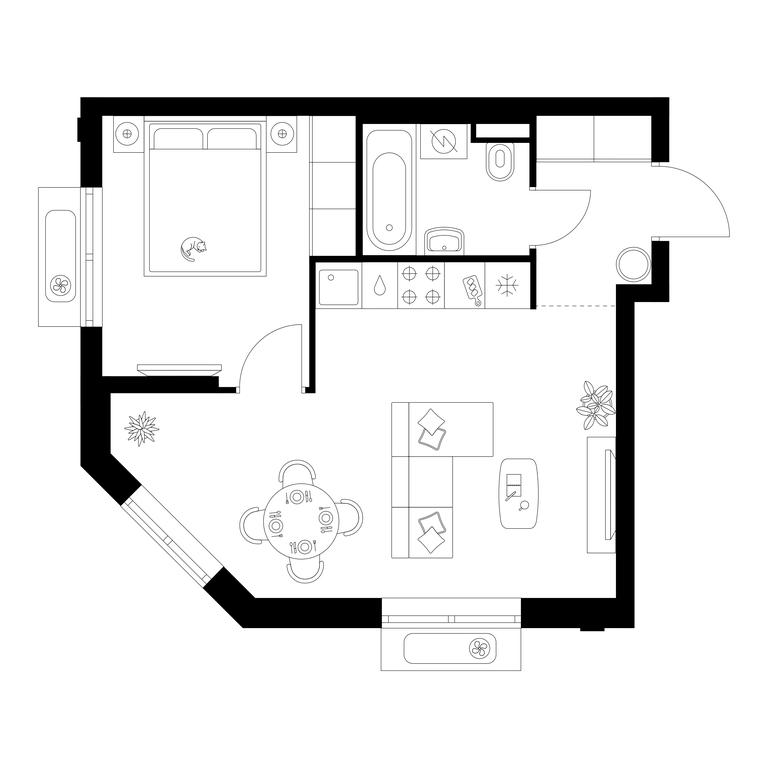 1-BD Apartment Sale, 38.71平方米 at Ilinskie Luga, Zapovednaya Street, 1, posyolok Ilyinskoye-Usovo, Krasnogorsk City District, Moscow Region, Russia #1 1-BD Apartment Sale, 38.71平方米 at Ilinskie Luga, Zapovednaya Street, 1, posyolok Ilyinskoye-Usovo, Krasnogorsk City District, Moscow Region, Russia #1